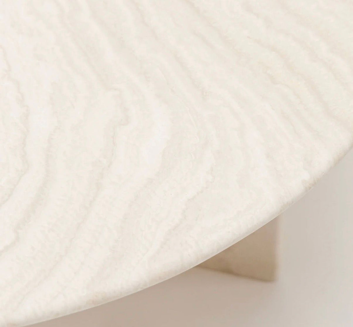 Travertine Beige Round Coffee Table