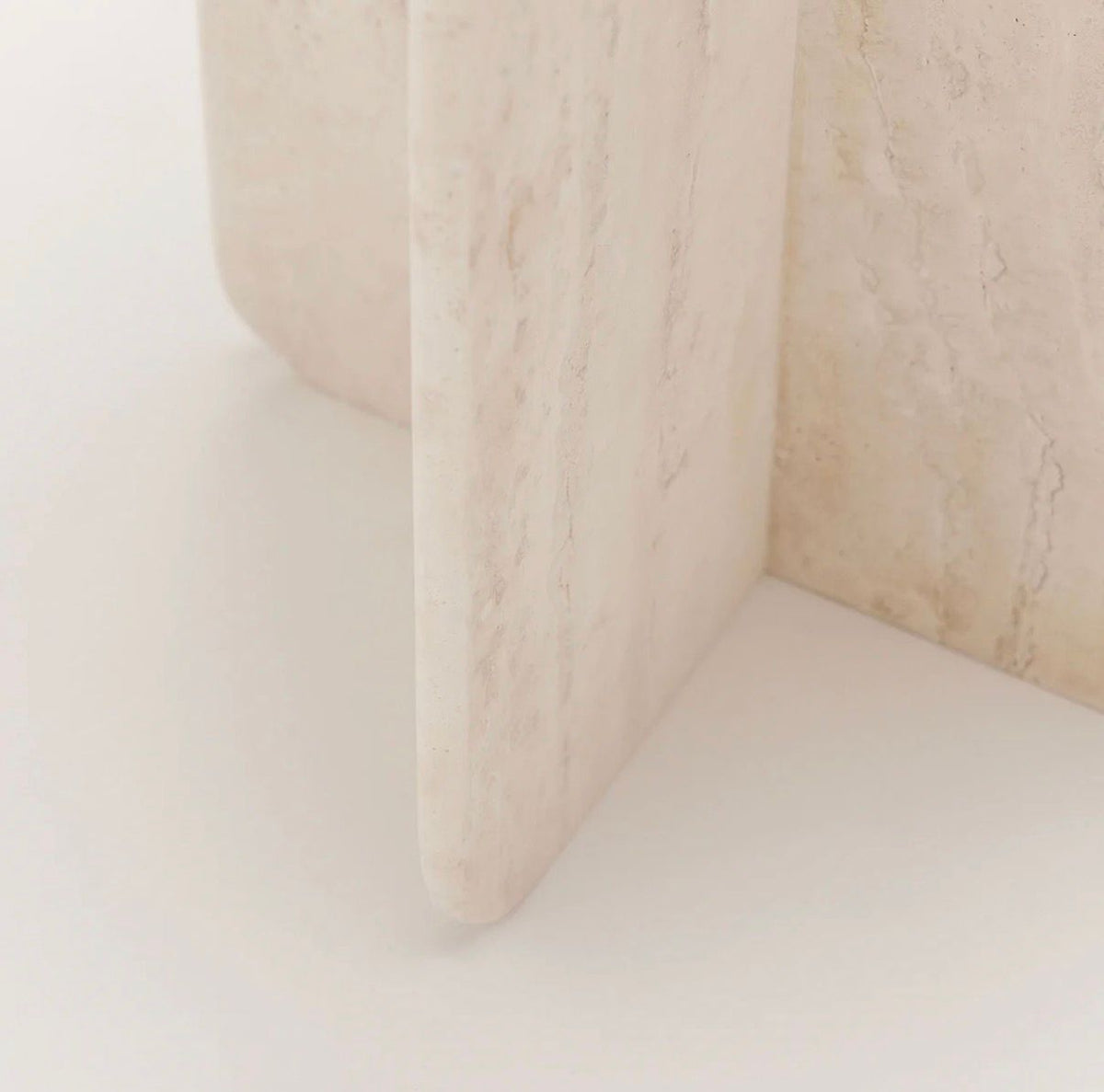 Travertine Bedside Table