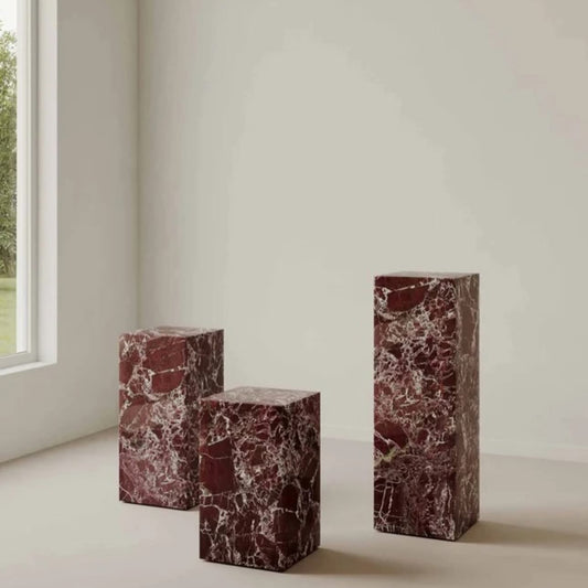 Roza Lavanto Marble Plinths